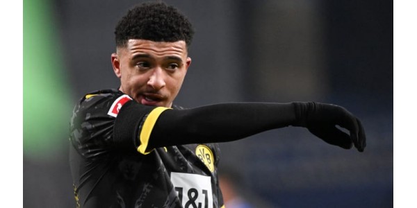 Jadon Sancho marcó una asistencia perfecta en el primer partido de vuelta del Borussia Dortmund